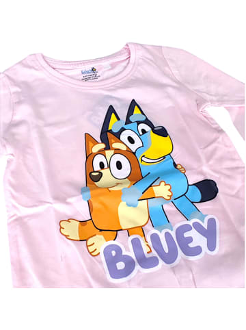 Bluey Langarmshirt Bluey & Bingo in Rosa