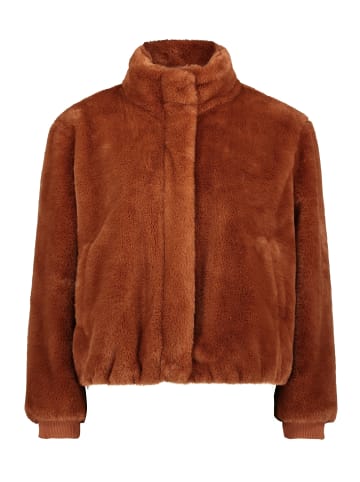 BETTY & CO Kunstfelljacke in cognac
