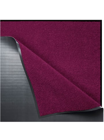 Teppich Boss Teppich Boss waschbare In- & Outdoor Fußmatte Uni einfarbig  Violett