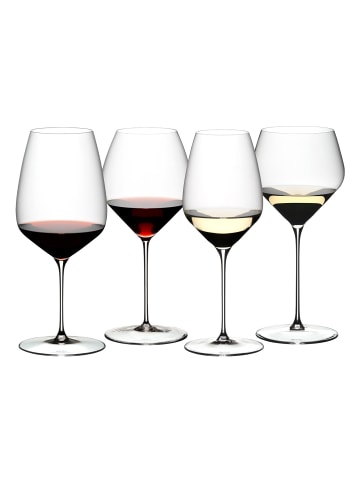 RIEDEL Glas 4er Set Wein-Tasting-Set Veloce in transparent