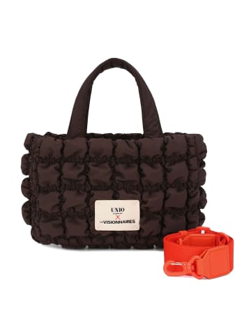 Les Visionnaires Unio Cortina S Handtasche 28 cm in chocolate