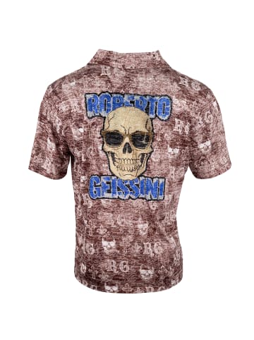 Roberto Geissini IT PIECE Skull Hemd braun-2XL