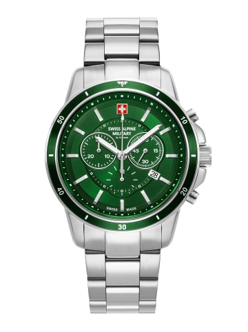 Swiss Alpine Military by Grovana Analoguhr für Herren in grün