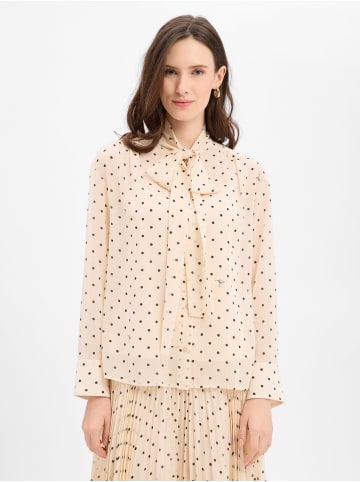 JOOP! Bluse in beige schwarz