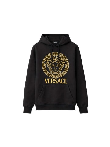 Versace Schwarz Baumwolle Hoodie