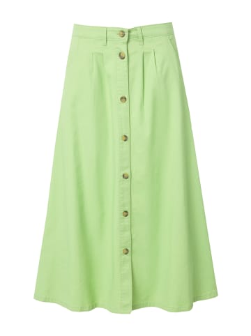 Ulla Popken Jeansrock in limettengrün