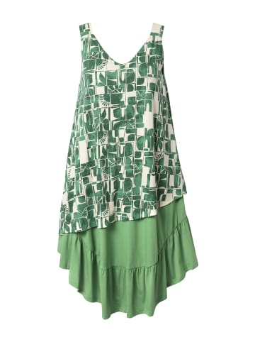 Ulla Popken Jerseykleid in moosgrün