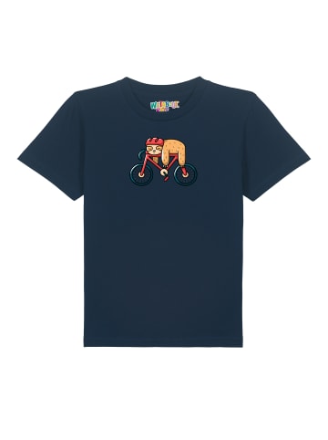 wat? Apparel T-Shirt Sloth in Dunkelblau