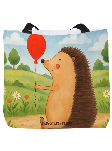 Mr. & Mrs. Panda Shopper Igel Luftballon Design ohne Spruch in Weiß