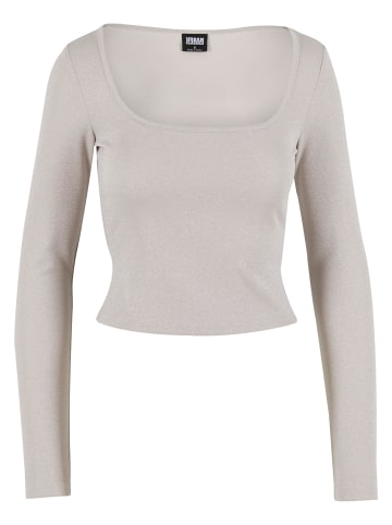 Urban Classics Cropped T-Shirts in whitesand