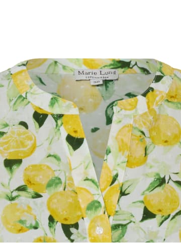 Marie Lund Bluse Lotta Shelly in weiß gelb - 0004
