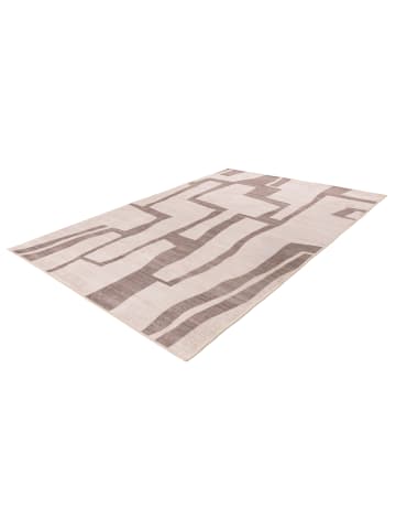 Kayoom Kayoom Neu 2026 Wohnzimmer Kurzflor Teppich Triangle 125 taupe in taupe