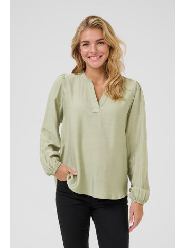 Kaffe Langarm-Bluse KAlui Regular fit in Desert Sage CC