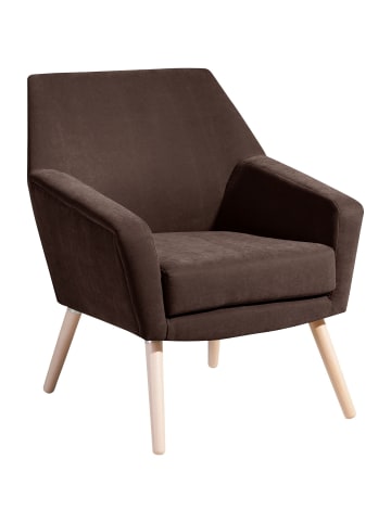 others SESSEL Kachka Bezug Veloursstoff Buche natur / braun