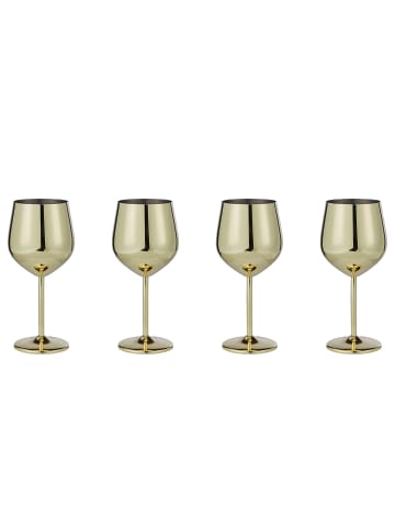 Butlers Weinglas MANHATTAN LOUNGE 4er-Set in Gold