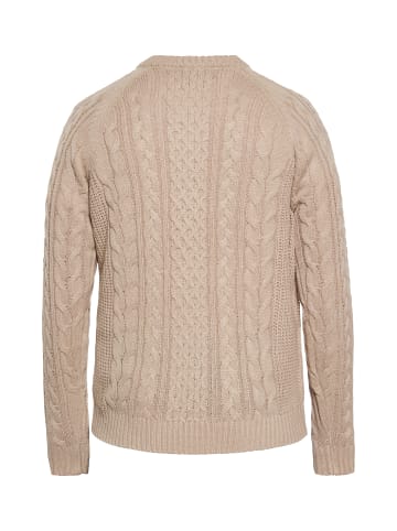 MO Herren Strick Pullover in Kamel
