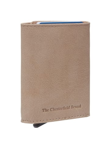 The Chesterfield Brand Antique Buff Kreditkartenetui RFID Schutz Leder 7 cm in off white