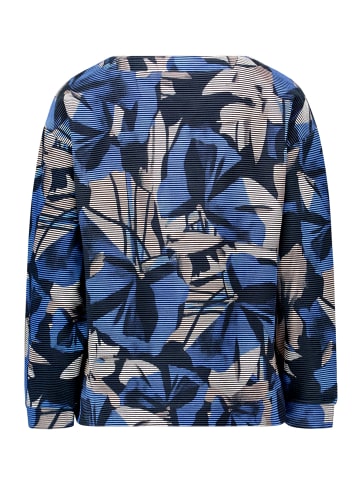 Betty Barclay Sweatshirt mit Kordelzug in Blau/Beige