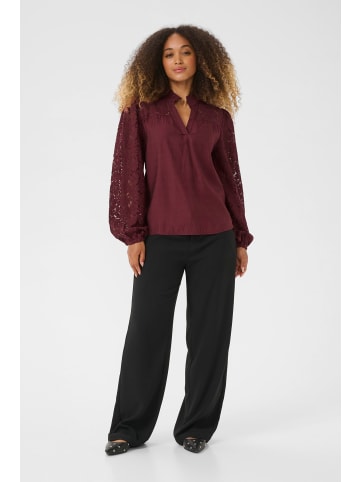 Cream Langarm-Bluse CRLiselin Regular fit in Zinfandel