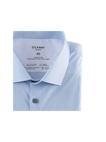 OLYMP  Langarm Business Hemd für Herren in blau