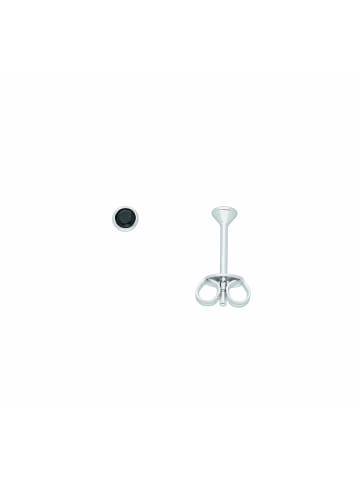 Adeliás Damen 925 Silber Ohrringe / Ohrstecker mit Zirkonia Ø 2,9 mm in bunt