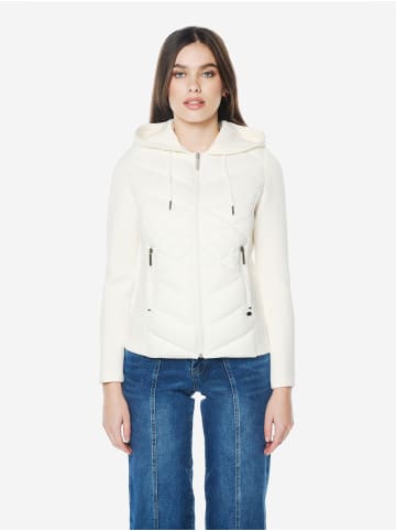 KOROSHI Damenjacke in materialmix in weiß