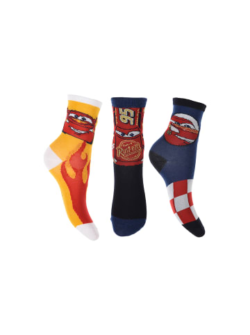 Disney Cars 3er-Set: Socken Strümpfe in Mehrfarbig