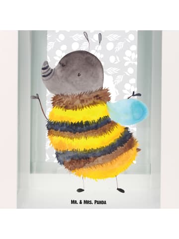 Mr. & Mrs. Panda Kerzenständer Hummel flauschig ohne Spruch in Transparent