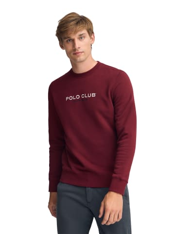 Polo Club Sweatshirt in Granat