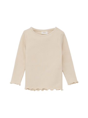 s.Oliver T-Shirt langarm in Beige