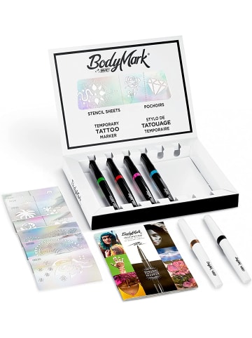 Bic BodyMark by BIC, temporäre Tattoos in 6 Farben, Tattoo Stifte für die Haut