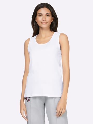 Sieh an! Shirttop in weiß