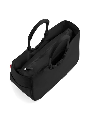 Reisenthel loopshopper M / Shopper 40 cm (summerstripes coffee) in frame black/black