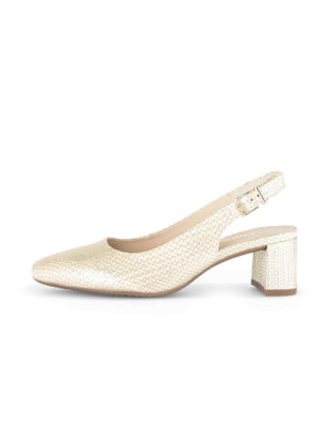 Gabor Slingpumps in gold