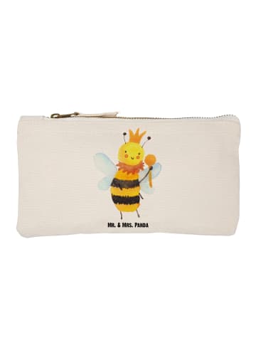 Mr. & Mrs. Panda Schminktasche Biene König ohne Spruch in Weiß