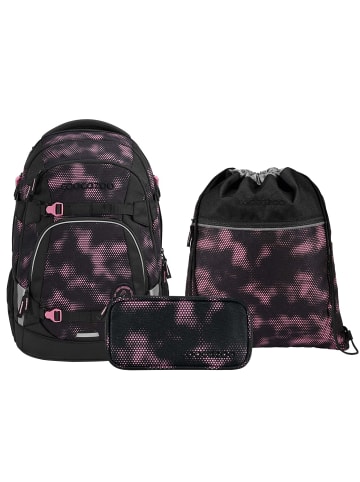 Coocazoo Schulrucksack MATE Pink Illusion in Schwarz/Rosa