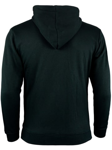 GUGGEN MOUNTAIN Kapuzenpullover Fleece Hoodie in Schwarz