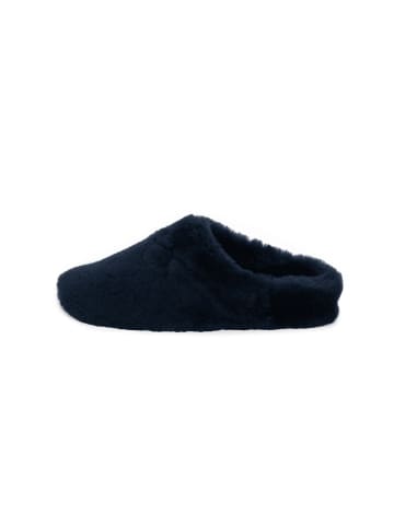 VITAFORM Lammfell Hausschuhe in marine