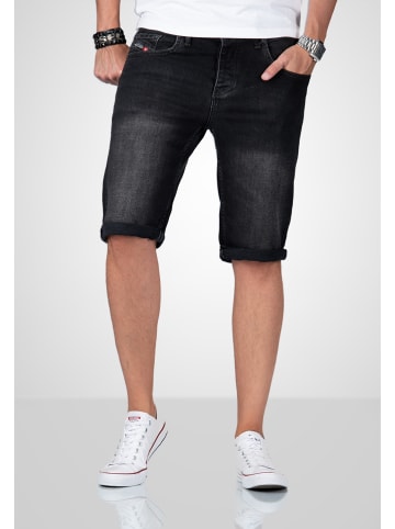 Alessandro Salvarini Jeansshorts Salvarini-Shorts-Multi6 in Schwarz