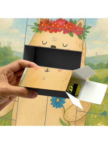 Mr. & Mrs. Panda Adventskalender Zum Befüllen Bären mit Blumenkr... in Weiß