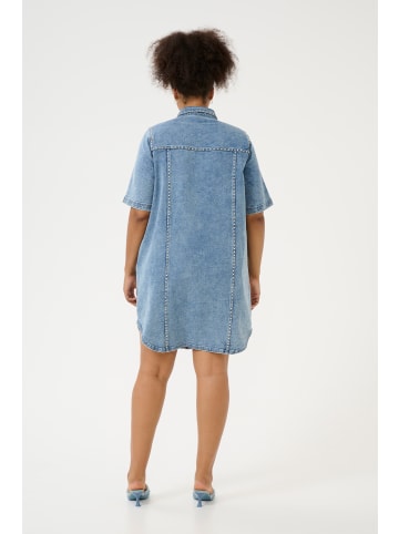 KAFFE curve Denimkleid KCdarina Regular fit in Washed Blue Denim