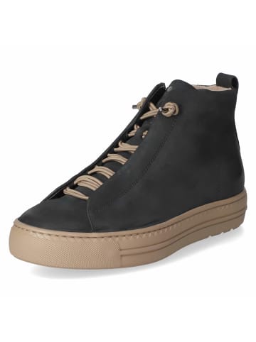 High Sneaker in blau