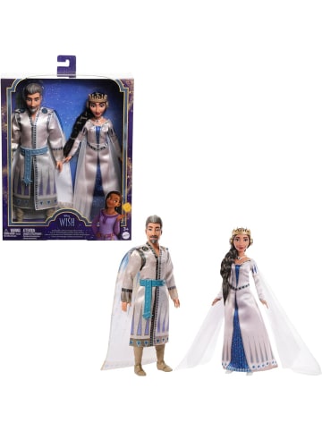Mattel Disneys Wish König Magnifico und Königin Puppe Modepuppe HRC18