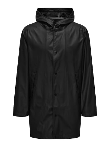 ONLY & SONS Regenmantel in Black