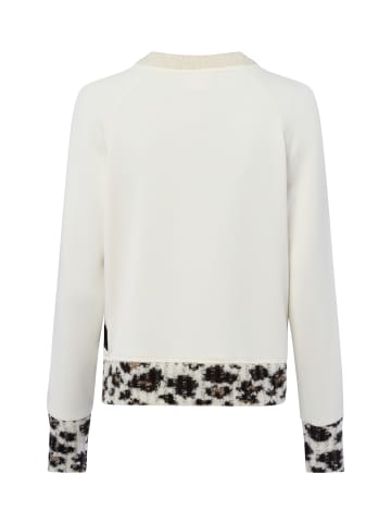 MARC CAIN SPORTS  Sweatshirt in ecru mehrfarbig