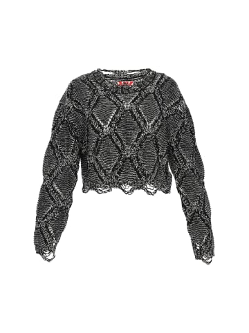 myMo ROCKS Pullover in black offwhite