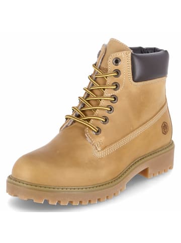 Lumberjack Stiefel mit Warmfutter in braun