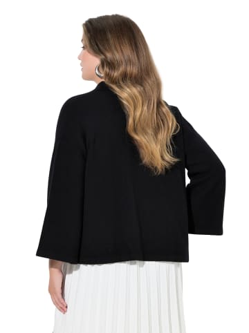 MIAMODA Strickjacke in schwarz