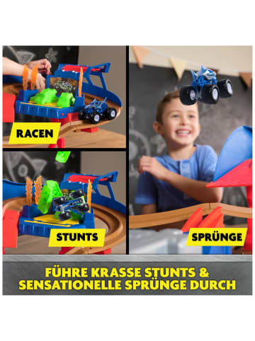 Spin Master Supercharge Speedway Spielset Truck Megalodon + EL Toro Loco 1:64 Zubehör 3+