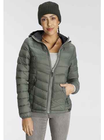 Polarino Steppjacke in dunkel khaki